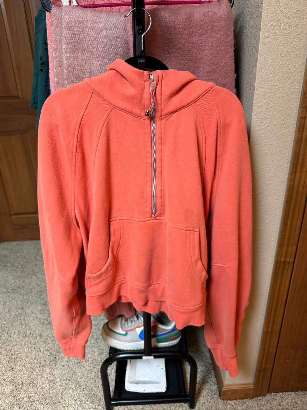 lululemon athletica Coral Half-Zip Pullover Hoodie